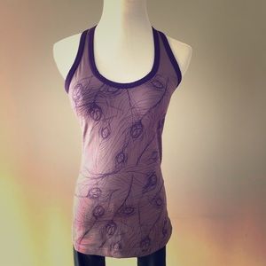 Lululemon Peacock Racerback Tank Top